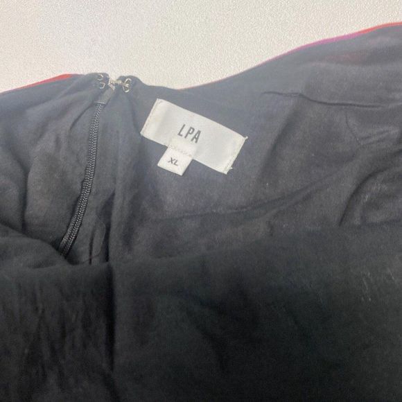 LPA Womens Jumpsuit Skylar Multi-colored Stripes Extra Large NWT (DEFECT) (2-13) - Picture 7 of 8